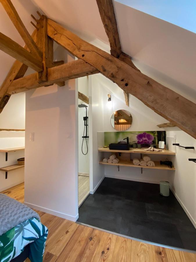 A La Memoire De Merlin & Spa Saint-Malon-sur-Mel Eksteriør billede